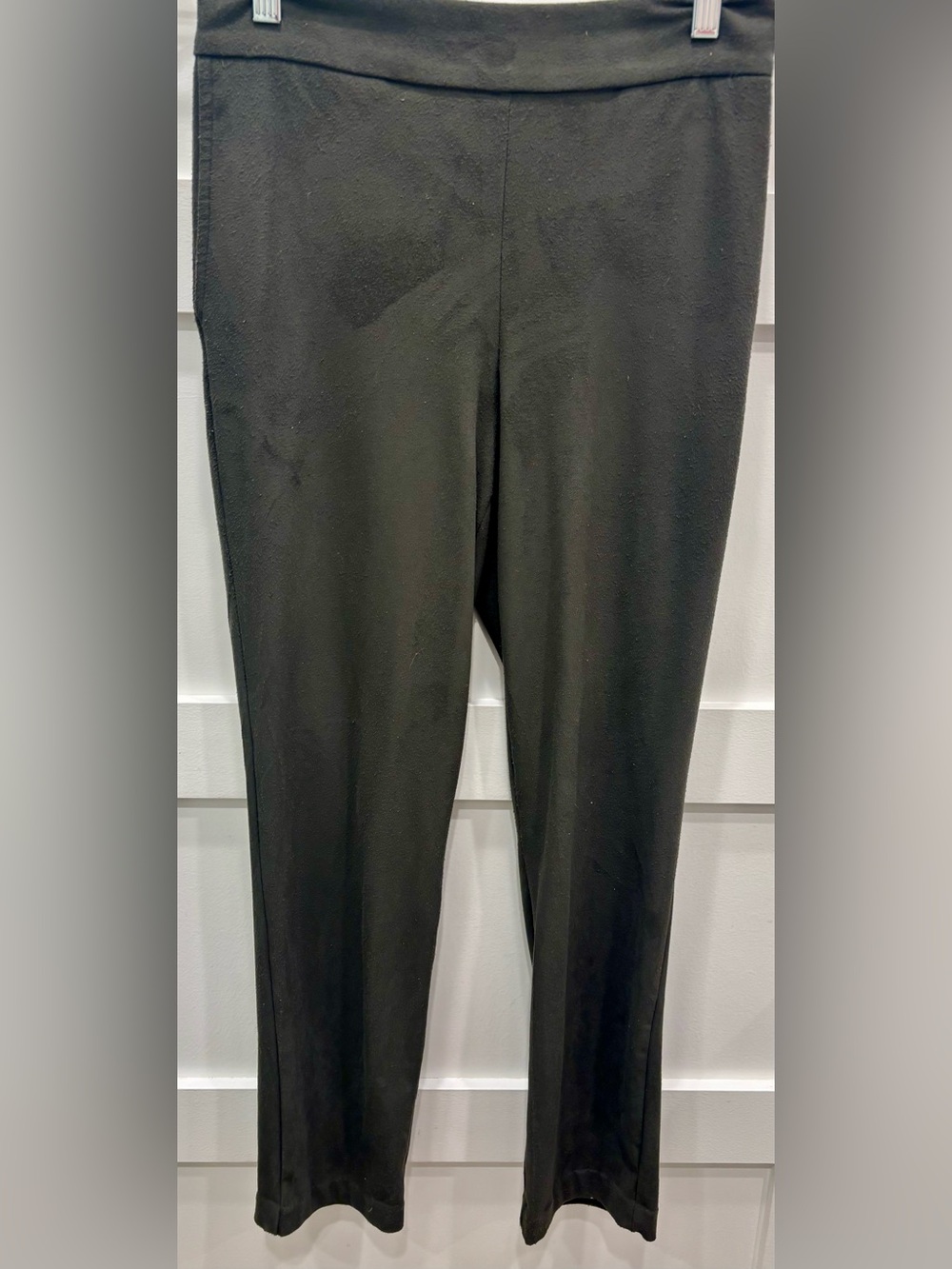 Maison D’Amelie Olive Faux Suede Women's Stretch Ponte Pants